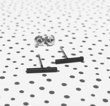 black t bar studs