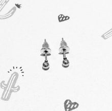 Stainless steel ball stud earrings