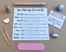 Personalised wedding gift box including goodies!