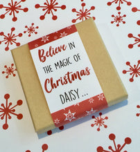personalised Christmas bracelet gift box