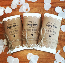 happy tears wedding favours