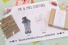 Personalised wedding gift box including goodies!