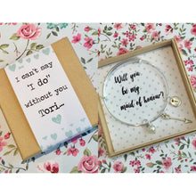 will you be my maid of honour gift