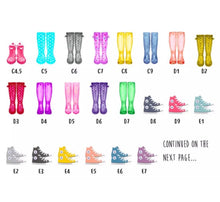 Personalised Family Shoes Print