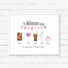 family drinks print