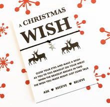 white christmas wish bracelet