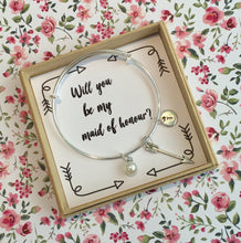 maid of honour charm bracelet