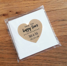 happy tears wedding favours