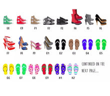 Personalised Family Shoes Print