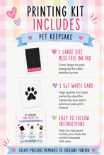 no mess paw print set