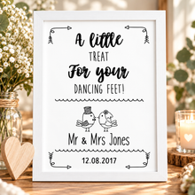 Personalised wedding sign 