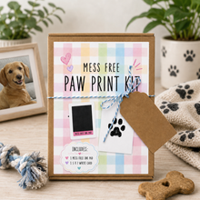 mess free pet paw printing kit