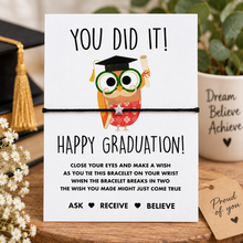 Graduation wish string bracelet - gift for graduation 