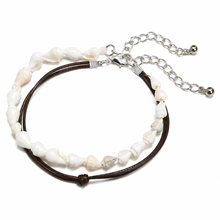Set of 2 ankle bracelets 