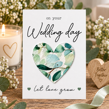 Plantable wedding gift. Wedding gift of plantable wildflower seed paper. Let love grow gift. Wedding present 
