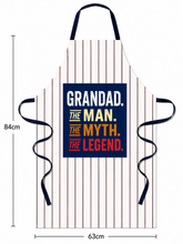 GRANDAD STRIPED APRON FOR FATHER'S DAY