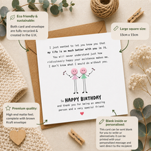 Birthday card for a special friend 