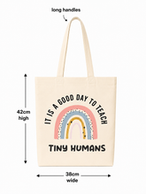 LARGE SIZE TEACHER TOTE BAG MADE FROM 100% COTTON