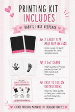 no mess baby hand and footpritn keepsake set