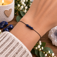Lapis lazuli natural crystal bracelet 