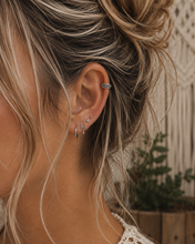 Silver ear cuff - holiday festival jewellery 