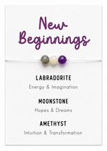 Healing crystal bracelet for new beginnings 
