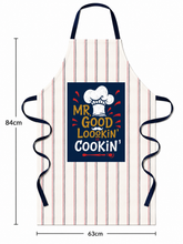 STRIPED APRON FOR HIM 100% COTTON