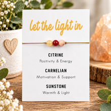 Seasonal affective disorder crystal bracelet 