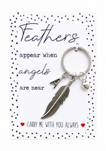 Personalised Bereavement Gift | Feather Keyring