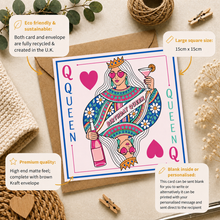 Birthday queen card