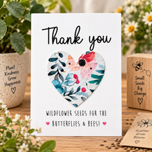 Plantable wildflower seeds gift to say thank you. Thank you seeds gift. Gardening gift of thanks