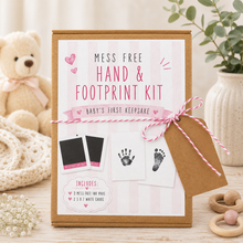 baby girl hand print and foot print kit mess free