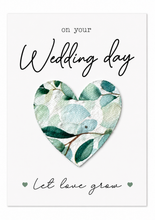 Plantable wedding gift. Wedding gift of plantable wildflower seed paper. Let live grow gift. Wedding present 