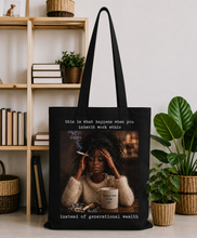 WORKAHOLIC FUNNY TOTE BAG