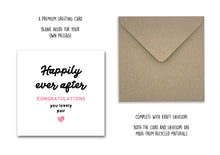 eco friendly wedding card recycled