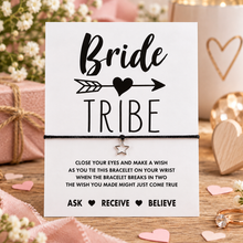 Bride tribe wish string bracelet. Bride tribe gifts. Hen party favours.