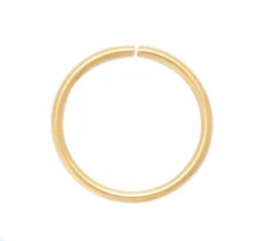 8mm gold nose ring