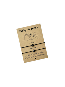 Pinky promise bracelets