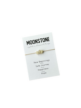 Moonstone gemstone bracelet