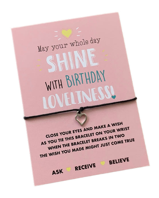 birthday wish bracelet