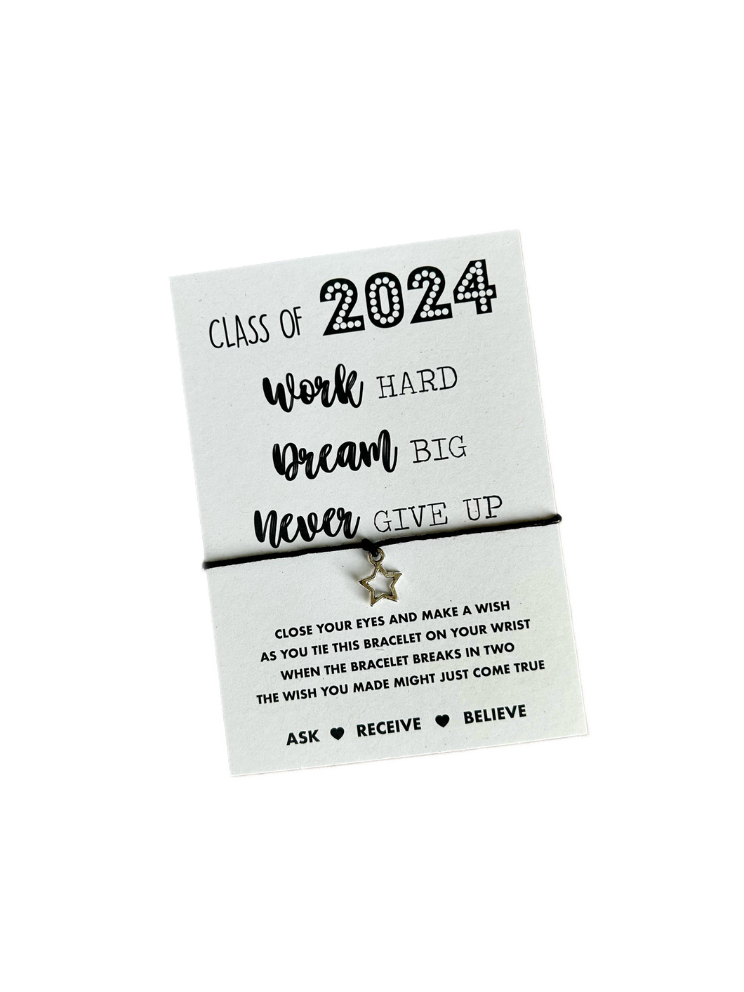 class of 2024 wish bracelet