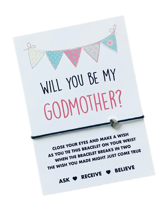 Will You Be My Godmother / Godfather Wish String