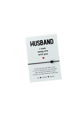 husband wish string bracelet for him