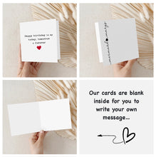 Birthday card with keepsake heart