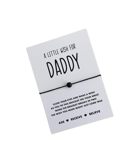 Daddy wish string bracelet