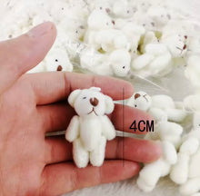white mini worry bear