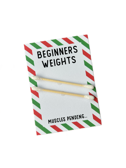 Beginners Weights Joke Gift