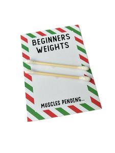 Beginners Weights Joke Gift