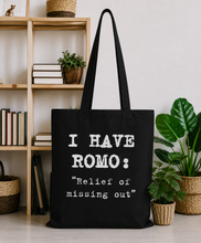 ROMO TOTE BAG - RELIEF OF MISSING OUT