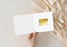 scratch off panel to reveal personalised message underneath